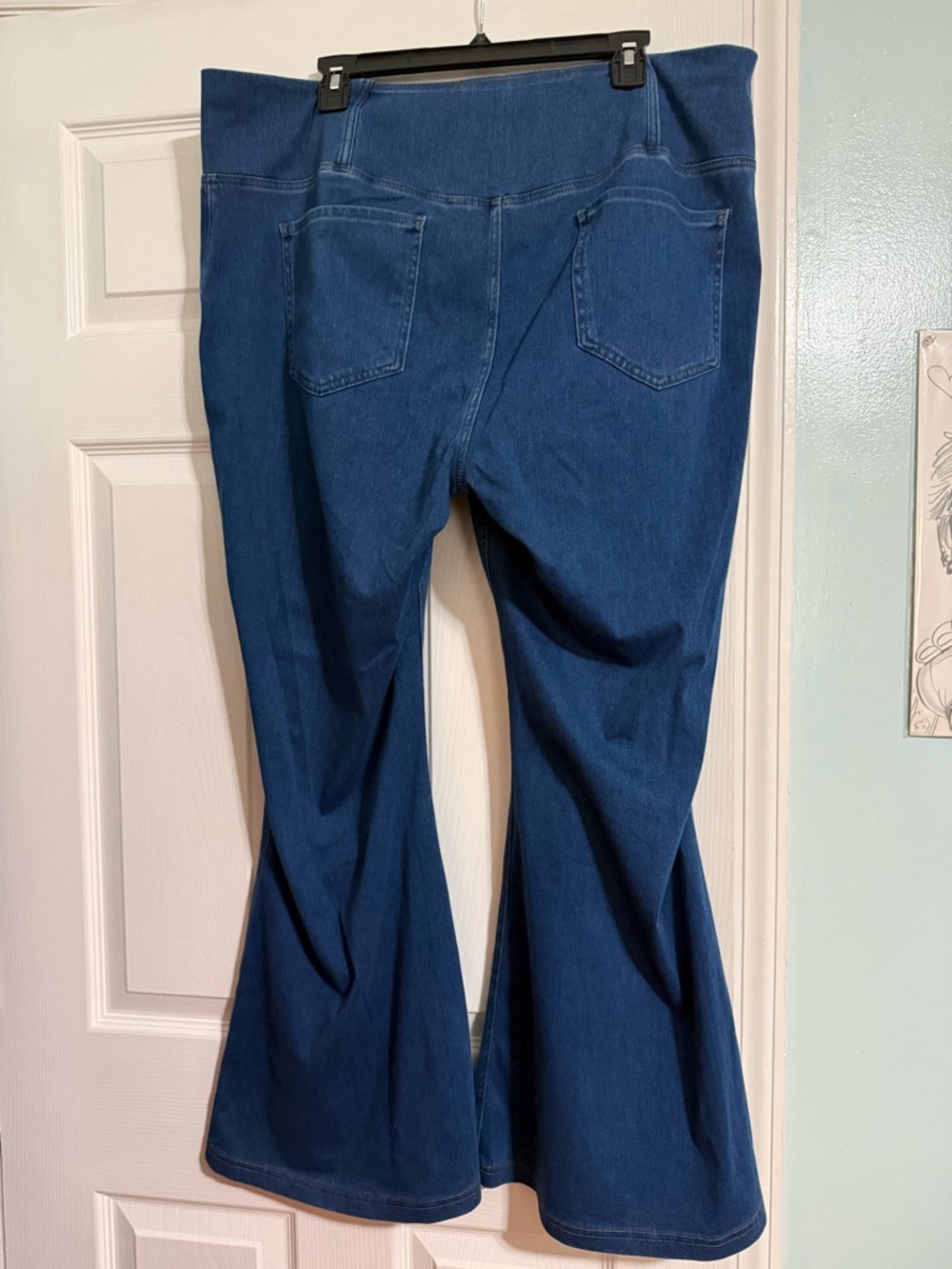 Halara Dark Blue Flared Denim Pants,brand new condition! - Picture 4 of 5